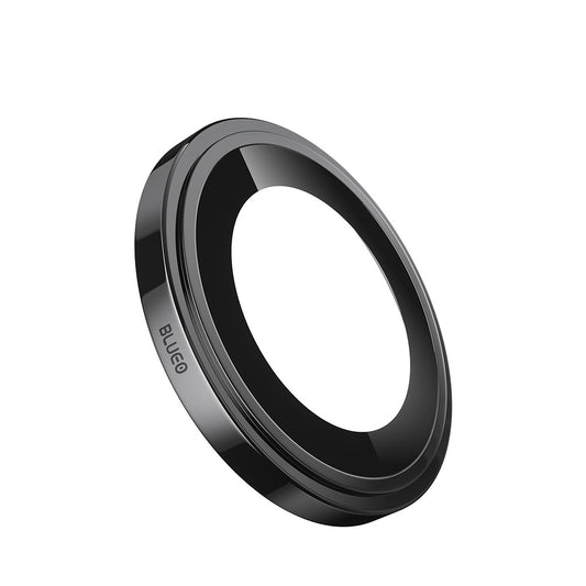 Blueo Sapphire Crystal Achtercamera Beschermfolie voor Apple iPhone 14 Pro Max / 14 Pro, Gehard Glas, Zwart
