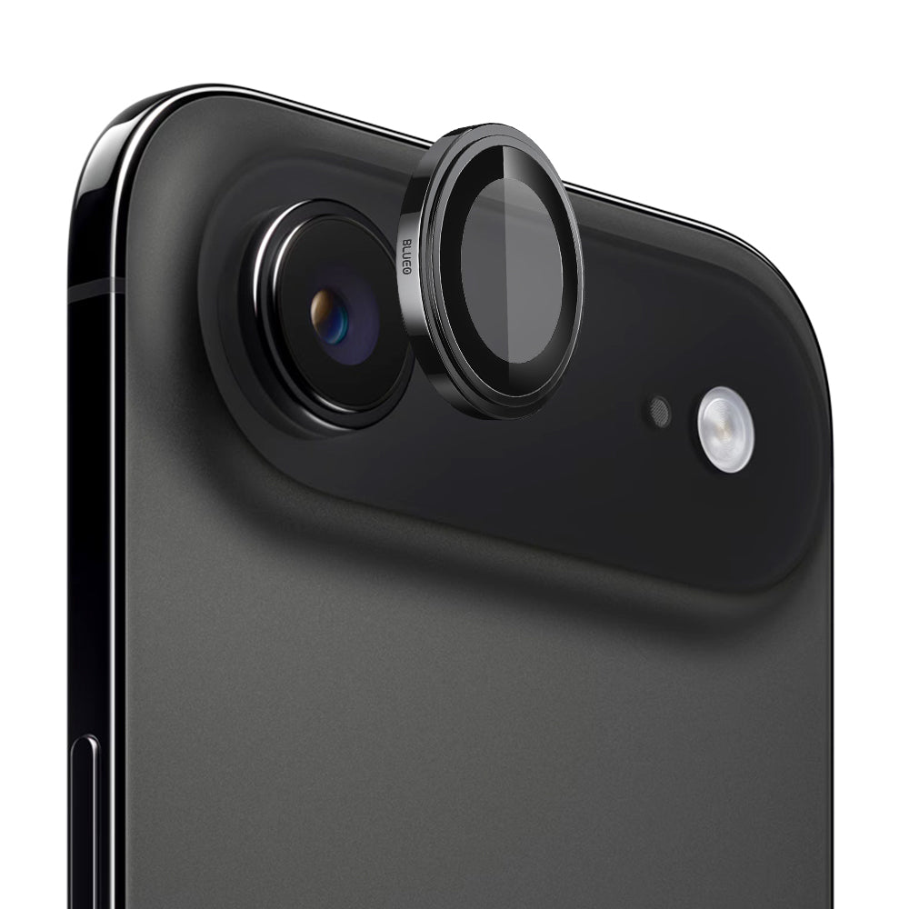 Beschermfolie Achtercamera Blueo Sapphire Crystal voor Apple iPhone 17 Air, Gehard Glas, Zwart