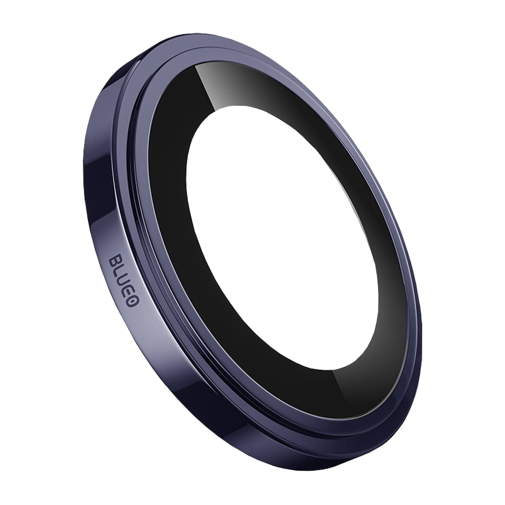 Beschermfolie Blueo Sapphire Crystal voor de achtercamera van Apple iPhone 17 Pro Max / 17 Pro, Gehard Glas, Donkerblauw