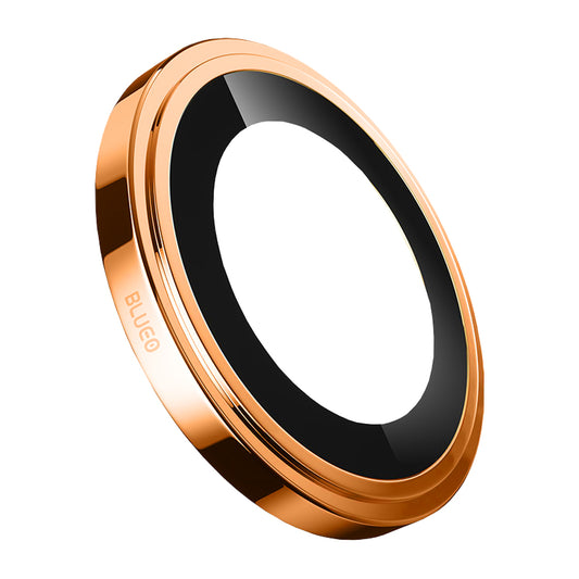 Beschermfolie Blueo Sapphire Crystal voor de achtercamera van Apple iPhone 17 Pro Max / 17 Pro, Gehard Glas, Oranje