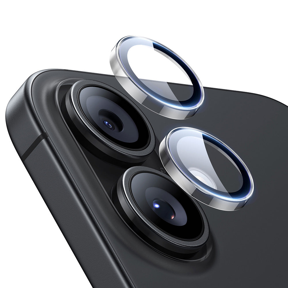 Beschermfolie Achtercamera ESR Armorite voor Apple iPhone 17 / 16 Plus / 16, Gehard Glas, Transparant
