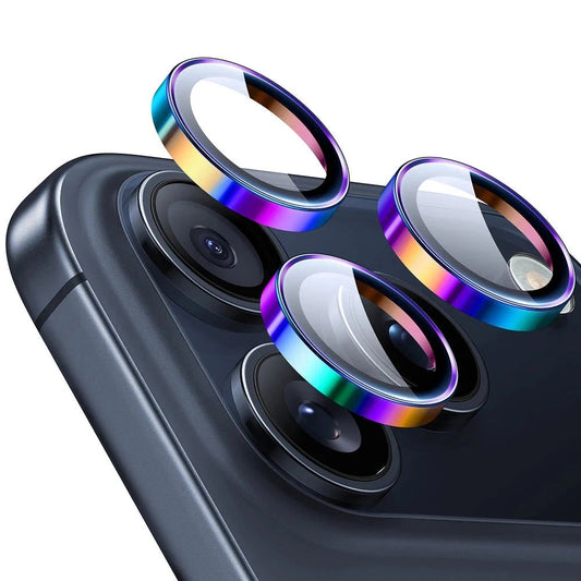 Beschermfolie Achtercamera ESR Armorite voor Apple iPhone 17 Pro Max / 17 Pro / 16 Pro Max / 16 Pro, Gehard Glas, Meerkleurig