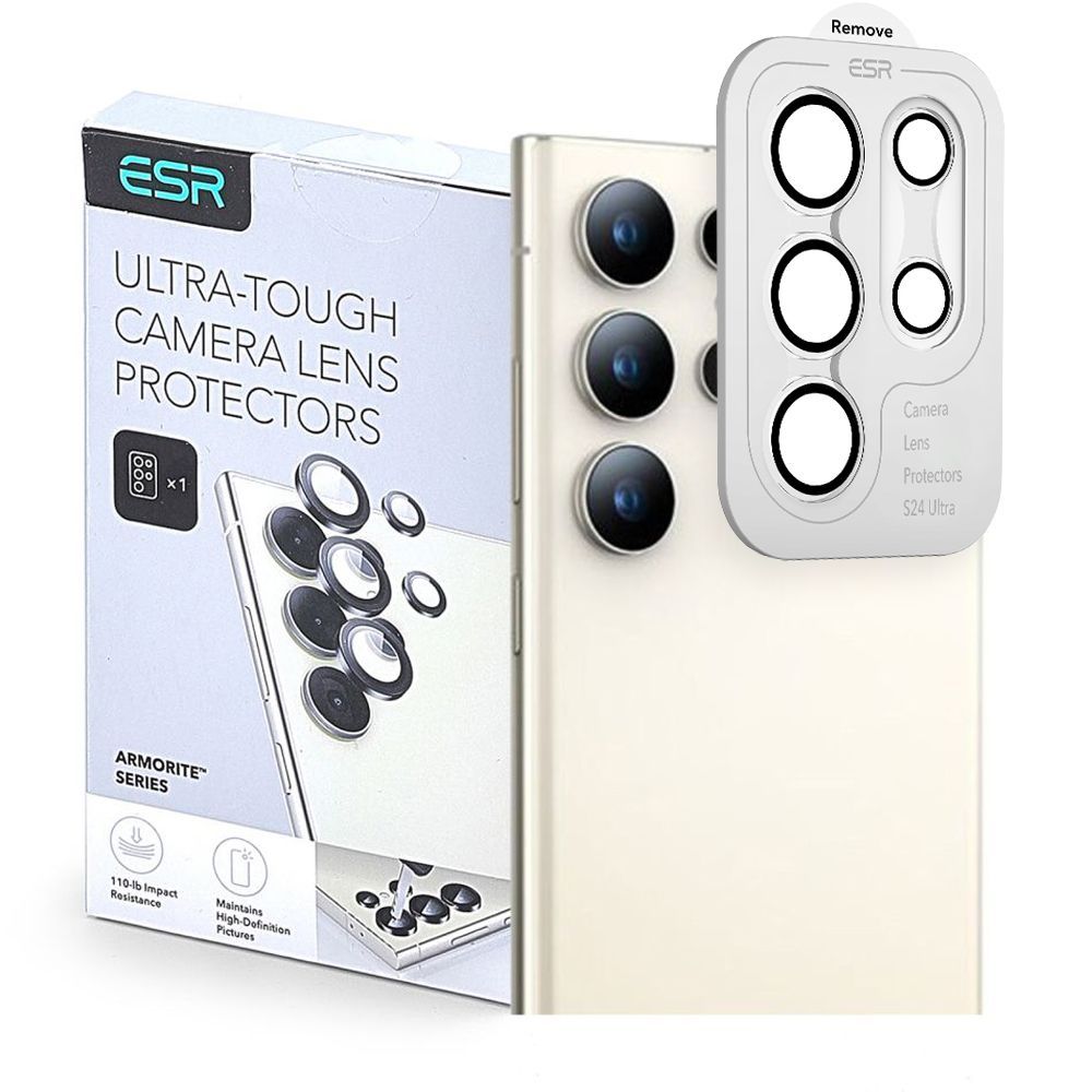 Beschermfolie Achtercamera ESR Armorite voor Samsung Galaxy S25 Ultra S938, Gehard Glas, Transparant