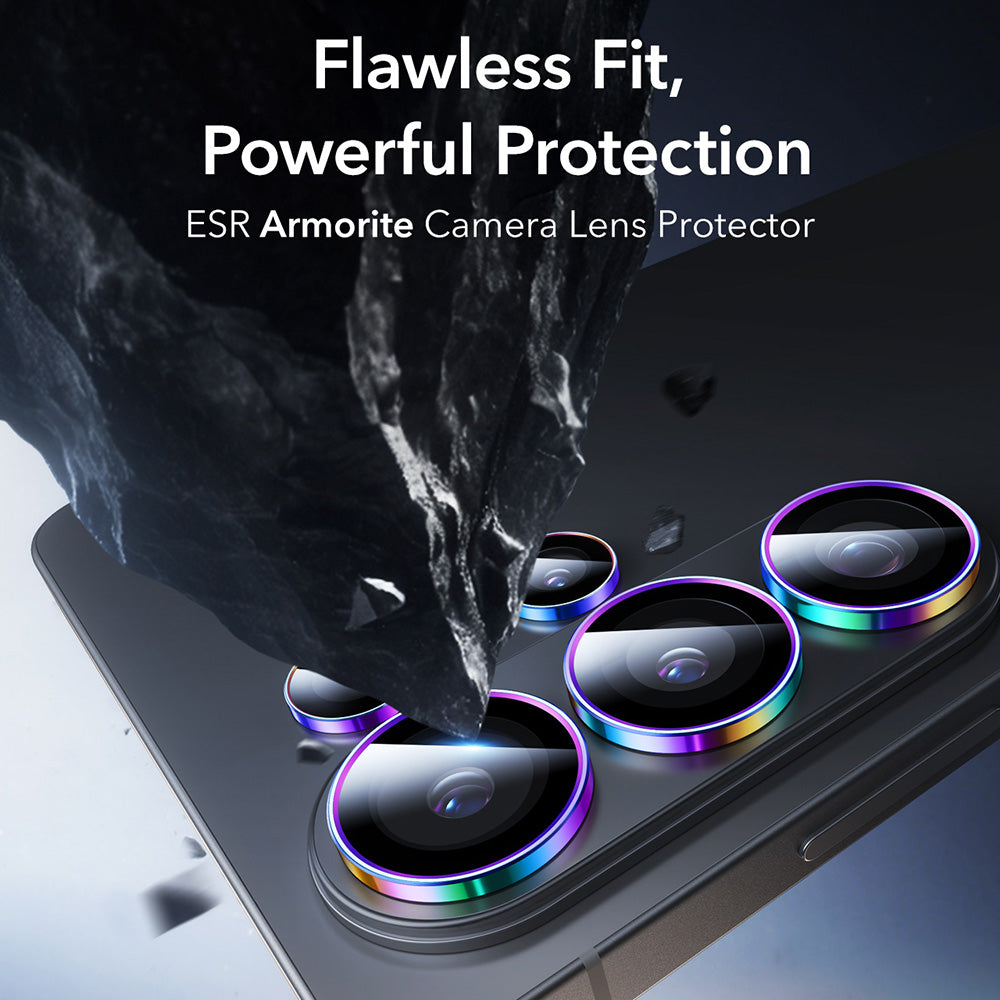 Beschermfolie Achtercamera ESR Armorite voor Samsung Galaxy S26 Ultra S948, Gehard Glas, Meerkleurig