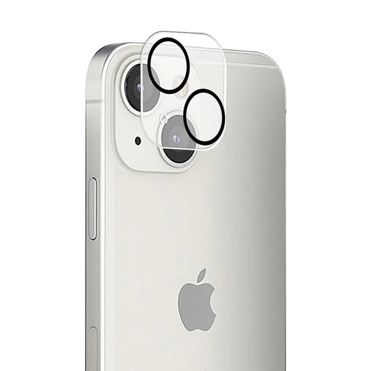 Lito S+ Achtercamera Beschermfolie voor Apple iPhone 14 Plus / 14, Gehard Glas, Zwart
