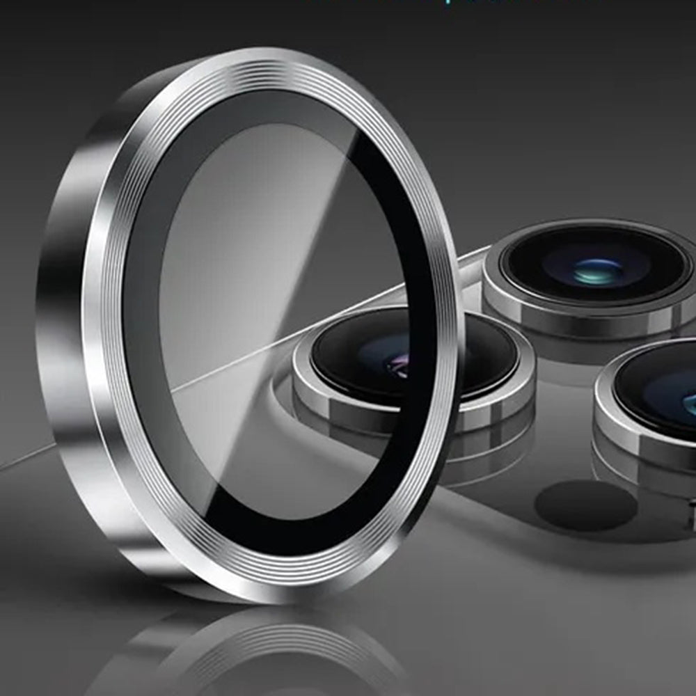 Beschermfolie Achtercamera Lito S+ voor Apple iPhone 14 Pro, Gehard Glas, Zilver