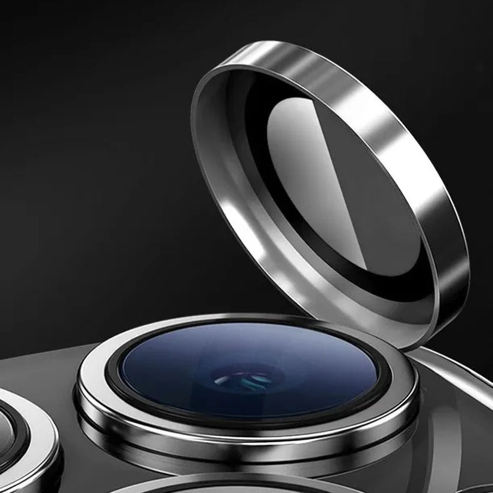 Beschermfolie Achtercamera Lito S+ voor Apple iPhone 14 Pro, Gehard Glas, Zilver