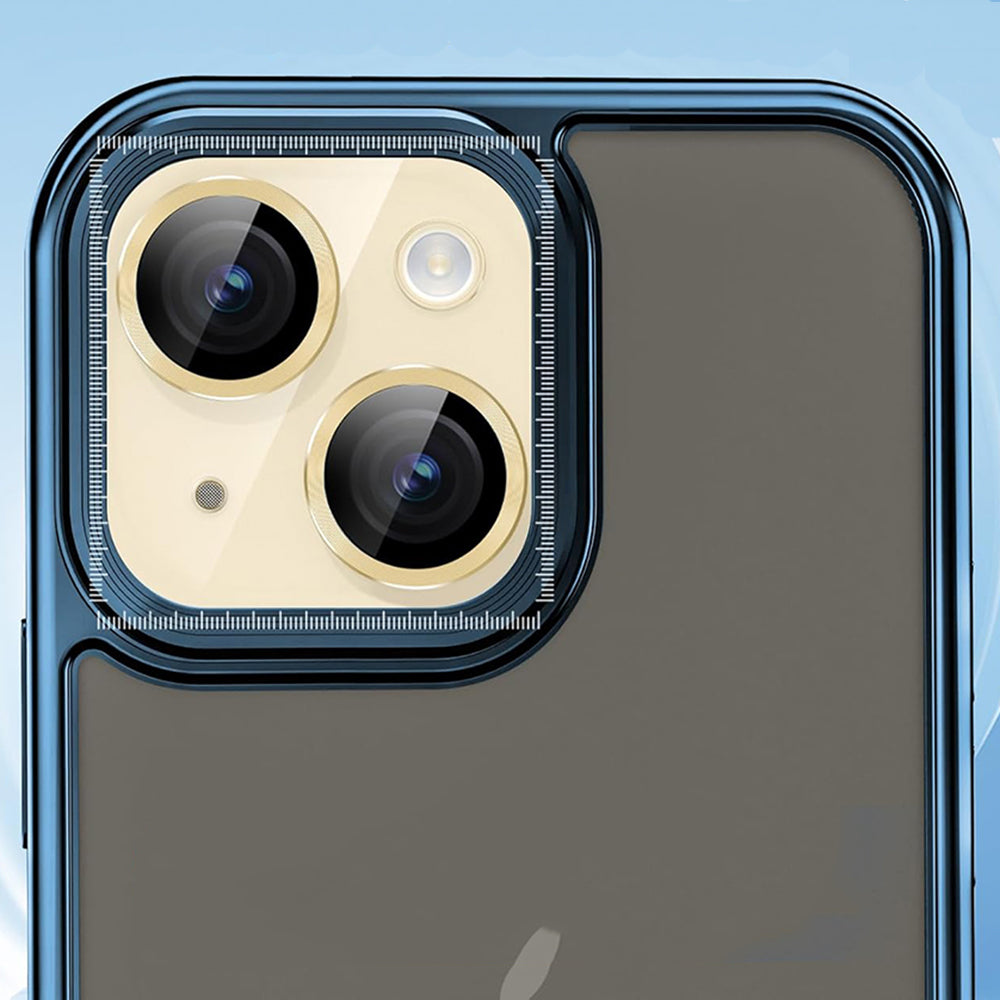 Beschermfolie Achtercamera Lito S+ voor Apple iPhone 14, Gehard Glas, Geel