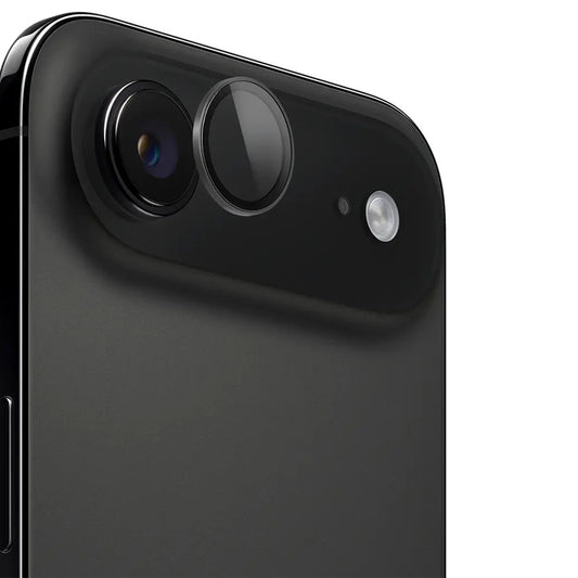 Beschermfolie Lito S+ voor de achtercamera van Apple iPhone 17 Air, Gehard Glas, Zwart