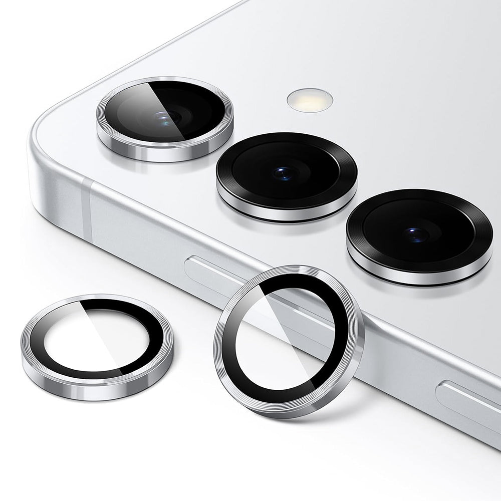Beschermfolie Lito S+ voor de achtercamera van Samsung Galaxy S26 Plus S947 / S26, Gehard Glas, Zilverkleurig