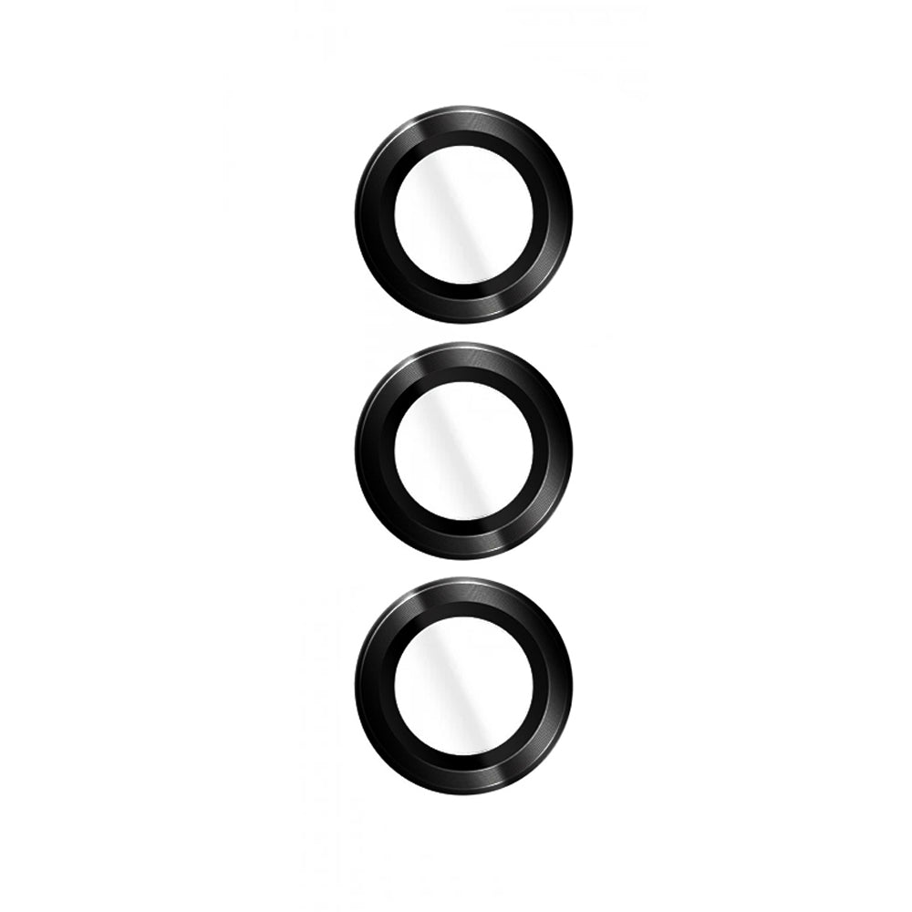 Beschermfolie Lito S+ voor de achtercamera van Samsung Galaxy S26 Plus S947 / S26, Gehard Glas, Zwart