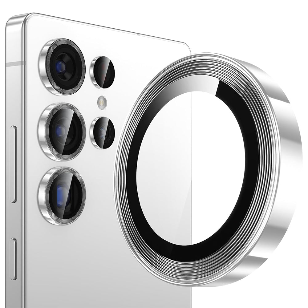 Beschermfolie Lito S+ voor de achtercamera van Samsung Galaxy S26 Ultra S948, Gehard Glas, Zilver