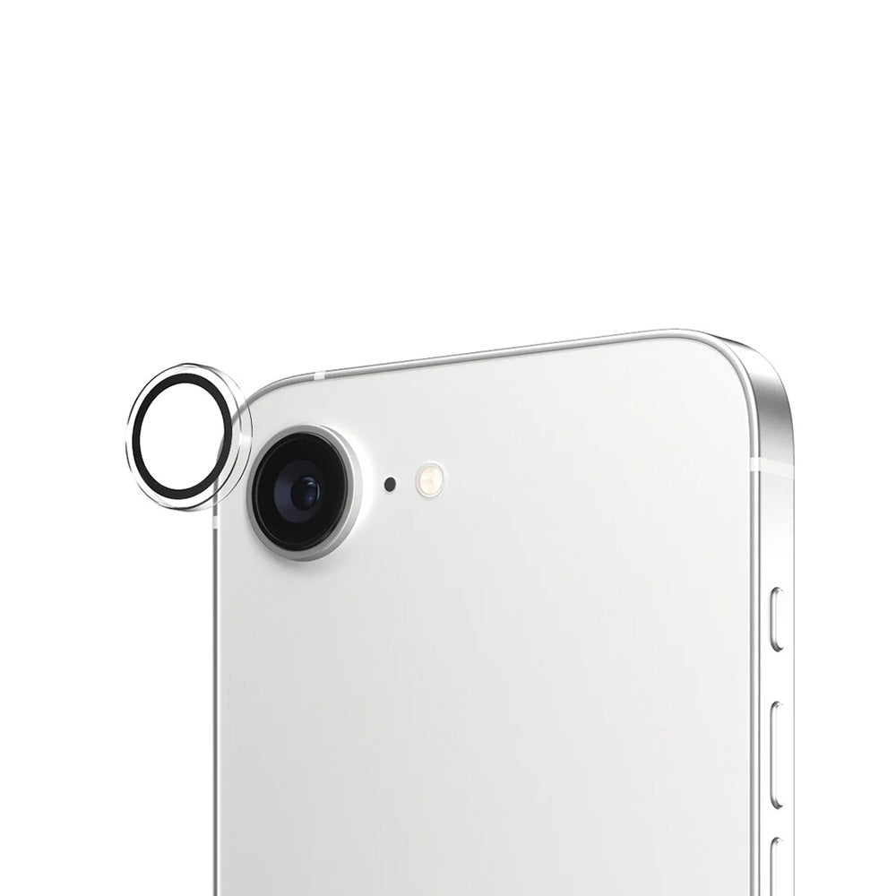 Beschermfolie Achtercamera PanzerGlass Hoops voor Apple iPhone 17e / 16e, Gehard Glas, Transparant