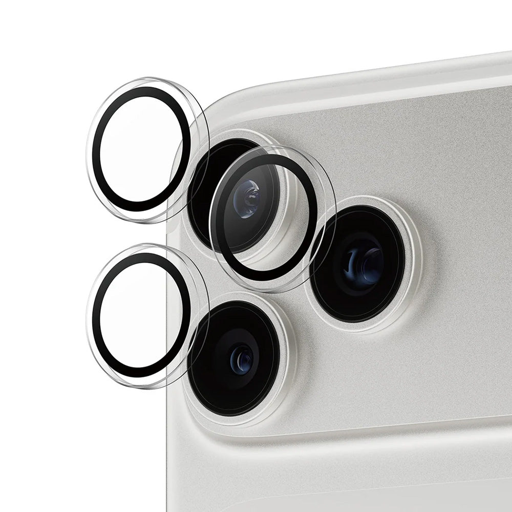 Beschermfolie Achtercamera PanzerGlass Hoops voor Apple iPhone 17 Pro, Gehard Glas, Transparant