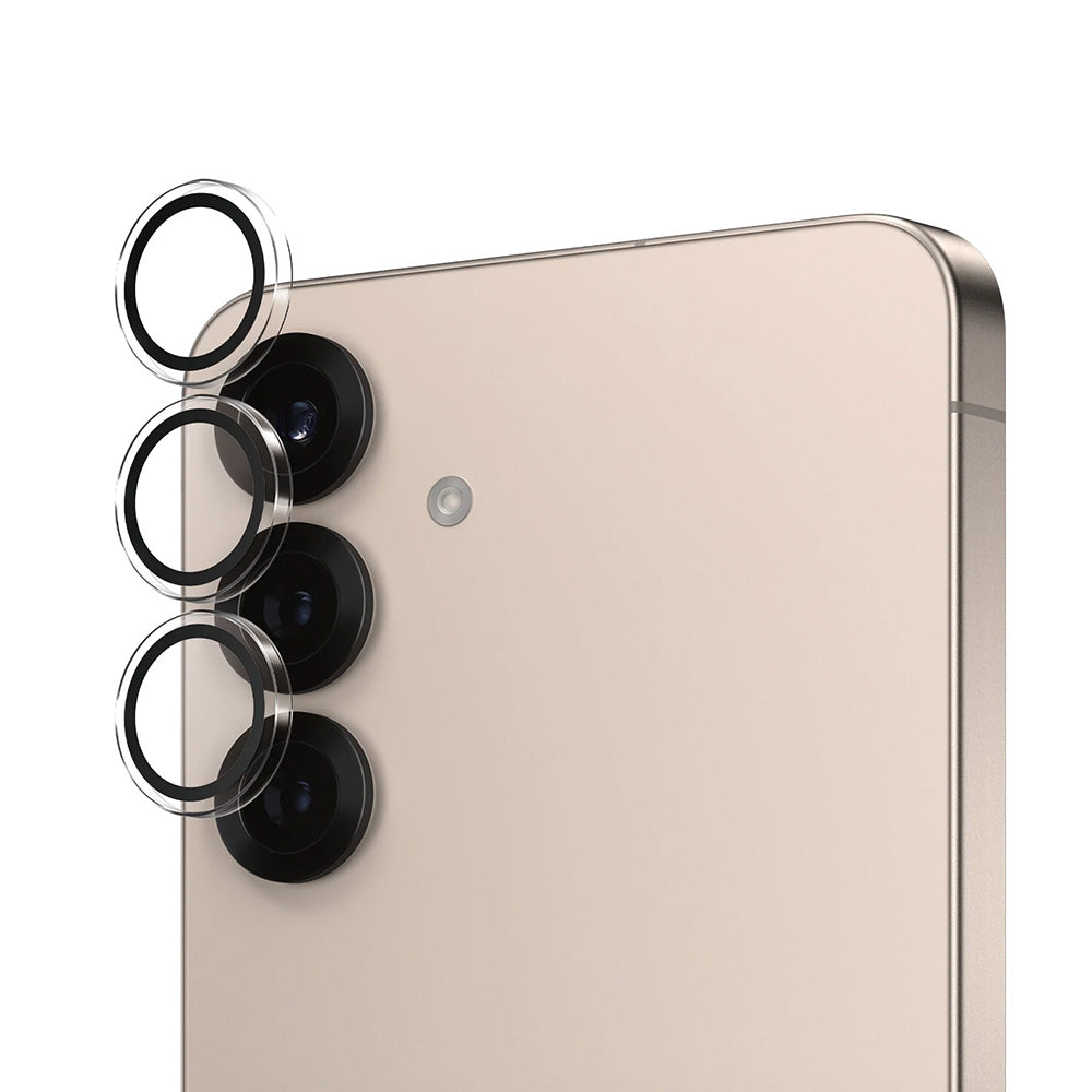 Beschermfolie PanzerGlass Hoops voor de achtercamera van Samsung Galaxy S25+ S936, Gehard Glas, Transparant