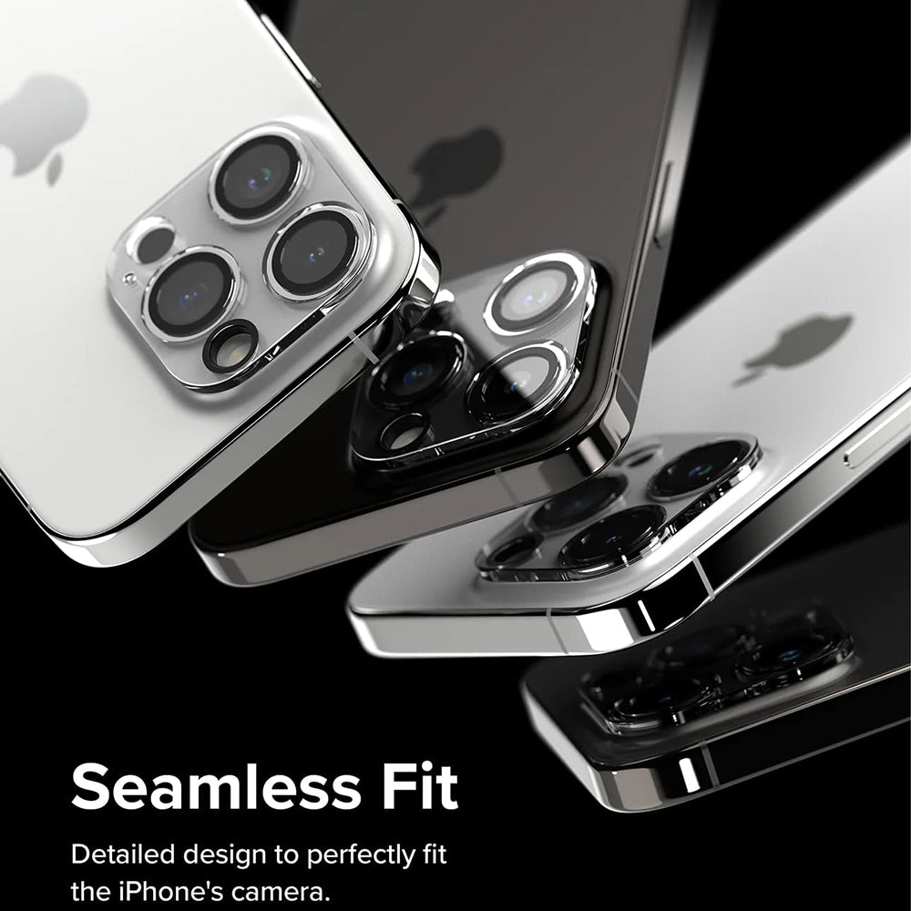Ringke Achtercamera Beschermfolie voor Apple iPhone 15 Pro, Gehard Glas, Set van 2 Stuks, Transparant