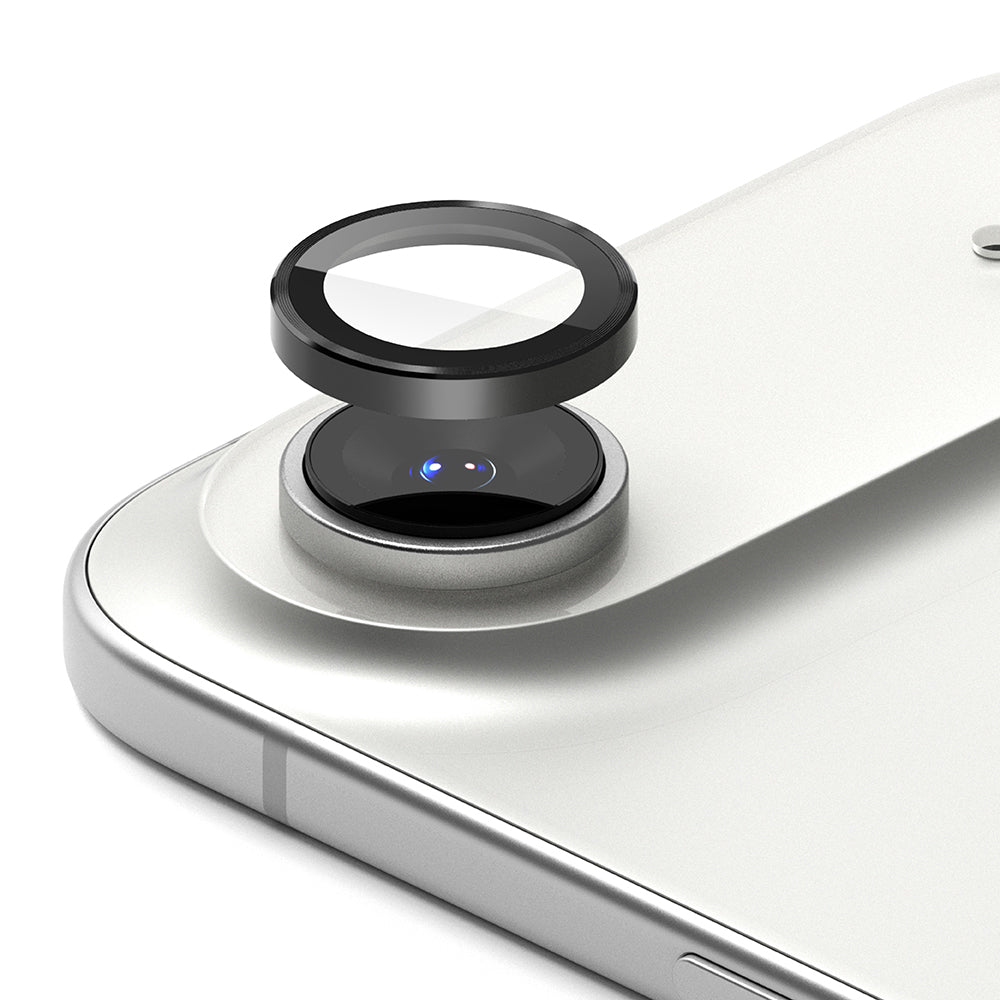 Beschermfolie Ringke Achtercamera voor Apple iPhone 17 Air, Gehard Glas, Zwart