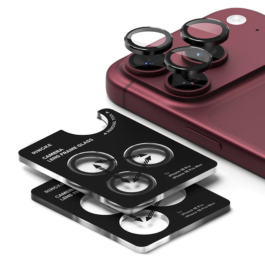 Ringke Achtercamera Beschermfolie voor Apple iPhone 18 Pro / 18 Pro Max, Gehard Glas, Set van 2 Stuks, Transparant