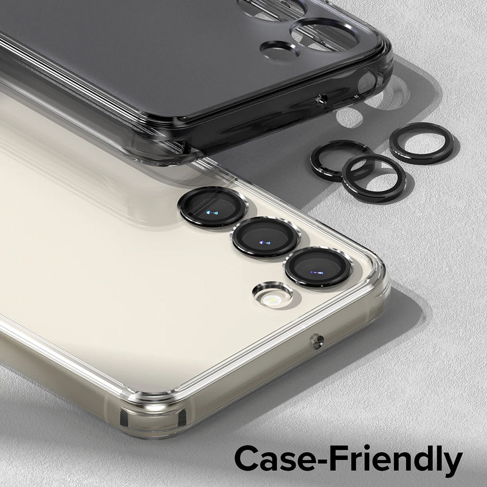 Beschermfolie Ringke Achtercamera voor Samsung Galaxy S23+ S916 / S23 S911, Gehard Glas, Zwart