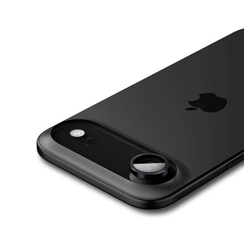 Beschermfolie Achtercamera Spigen GlastR EZ FIT Optik Pro voor Apple iPhone 17 Air, Gehard Glas, Set van 2 stuks, Zwart AGL09863