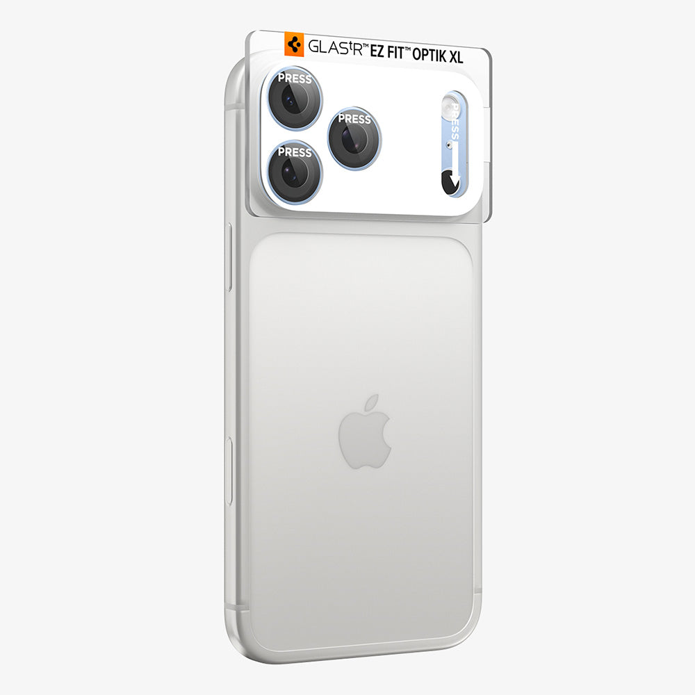 Beschermfolie Achtercamera Spigen GlastR EZ FIT Optik Pro XL voor Apple iPhone 18 Pro Max, Gehard Glas, Blauw AGL12041