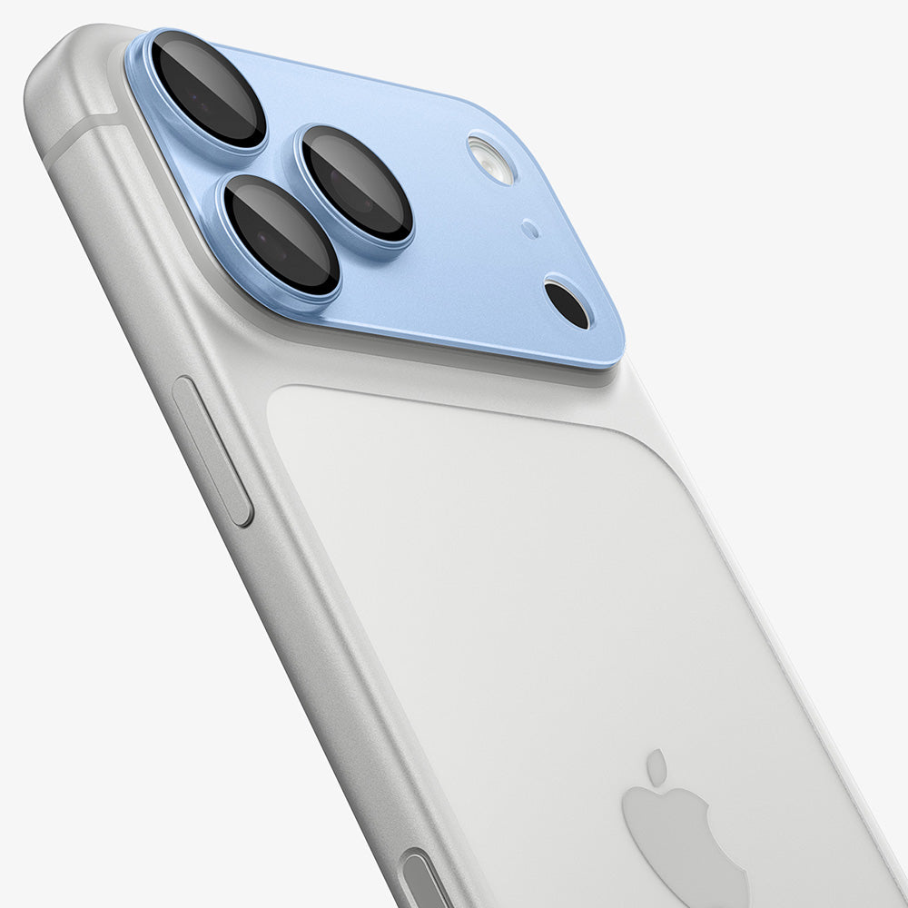 Beschermfolie Achtercamera Spigen GlastR EZ FIT Optik Pro XL voor Apple iPhone 18 Pro Max, Gehard Glas, Blauw AGL12041