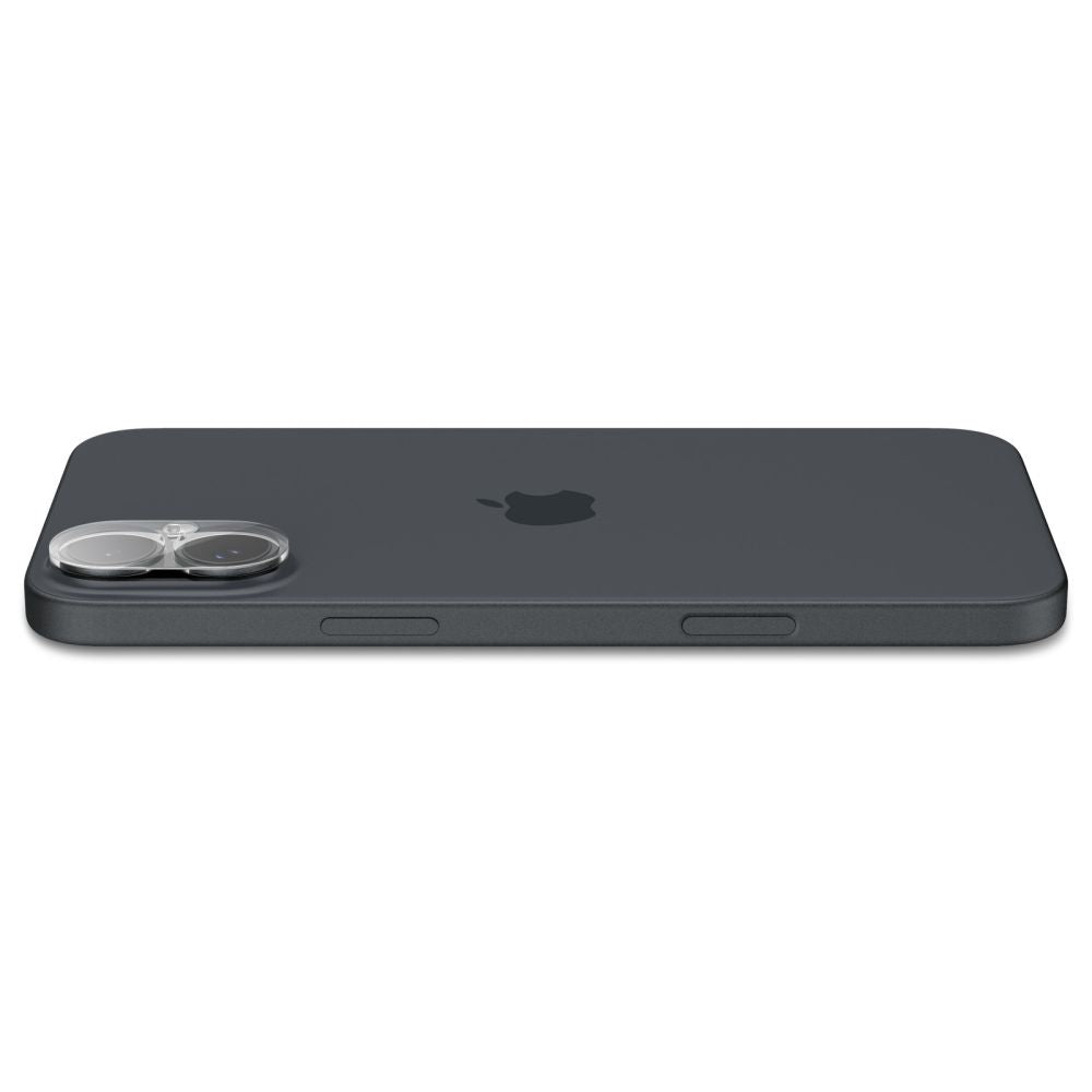 Spigen GlastR Optik Achtercamera Beschermfolie voor Apple iPhone 16 Plus / 16, Gehard Glas, Set van 2 Stuks, Transparant AGL07923