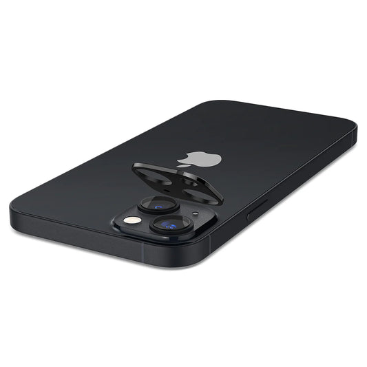Techsuit Achtercamera Beschermfolie voor Apple iPhone 14 Plus / 14, Gehard Glas, Zwart
