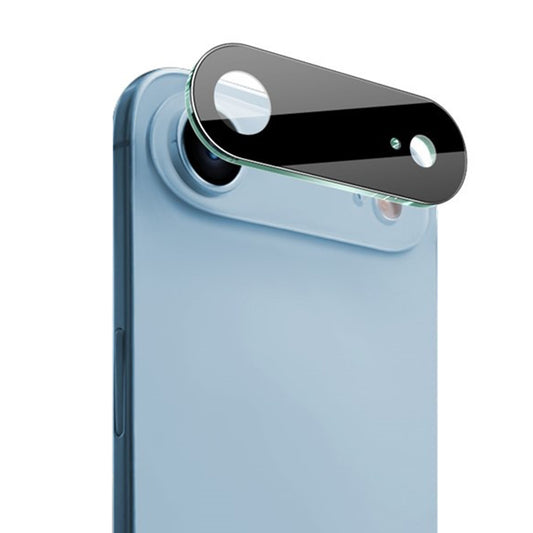 Beschermfolie Techsuit voor de achtercamera van Apple iPhone 17 Air, Gehard Glas, Zwart