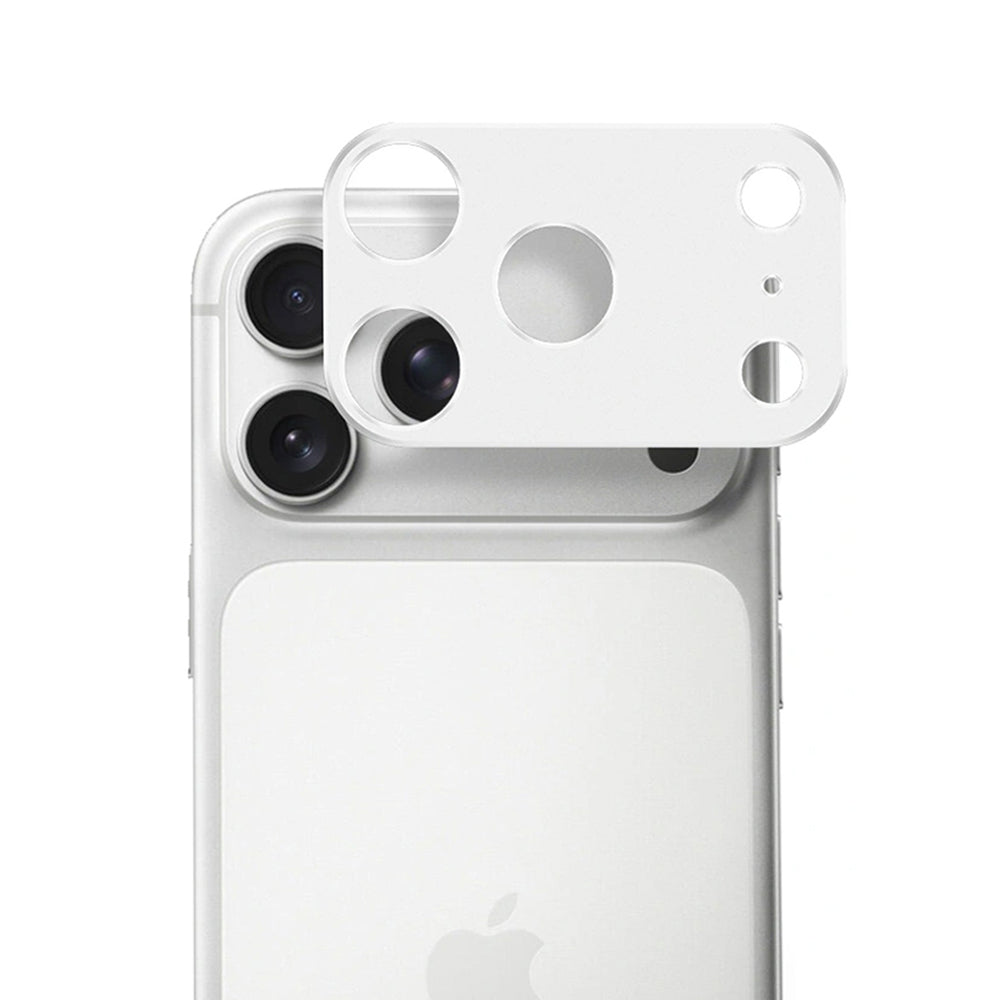 Beschermfolie Achtercamera Techsuit voor Apple iPhone 17 Pro, Gehard Glas, Zilver