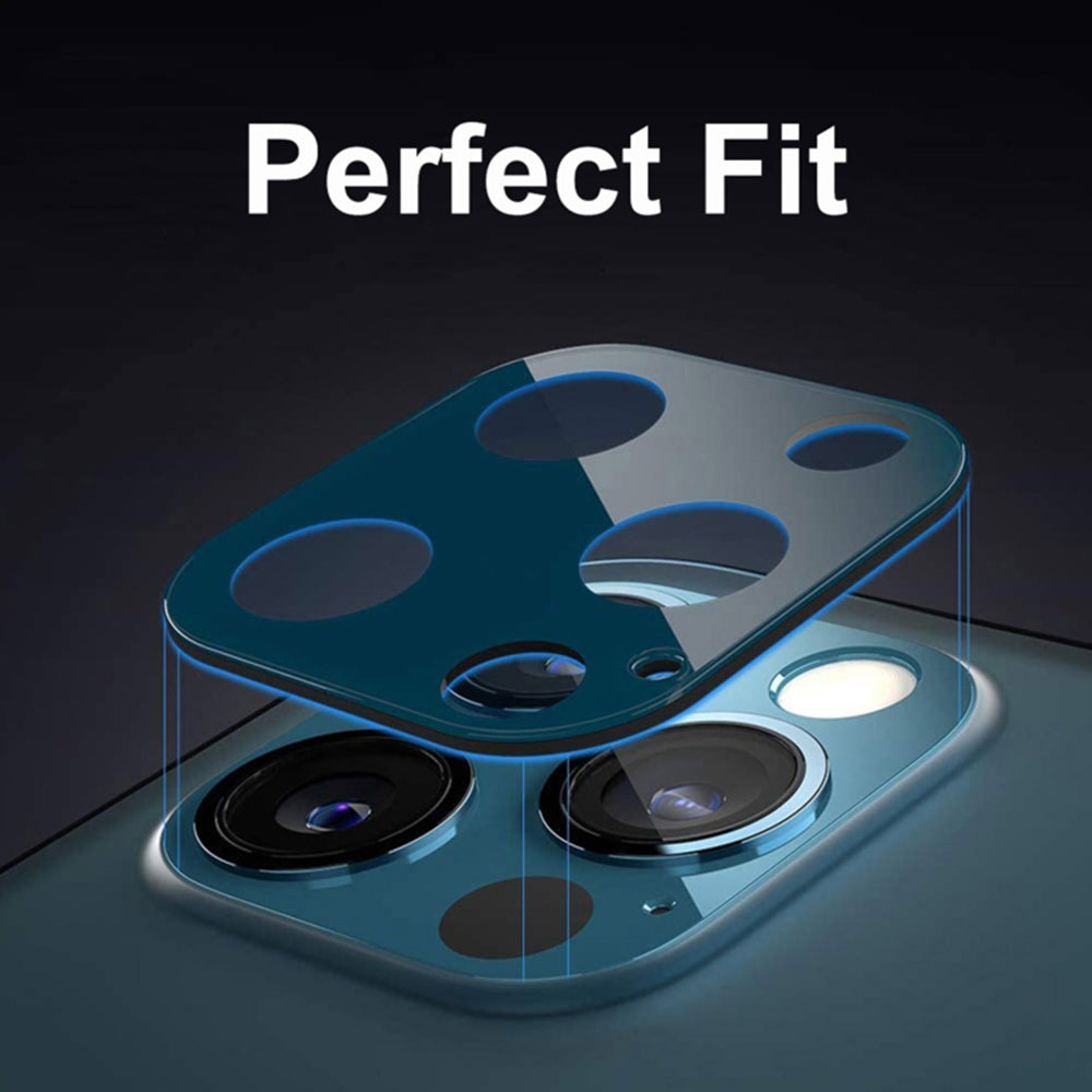 Beschermfolie Achtercamera Techsuit voor Apple iPhone 17 Pro, Gehard Glas, Zilver