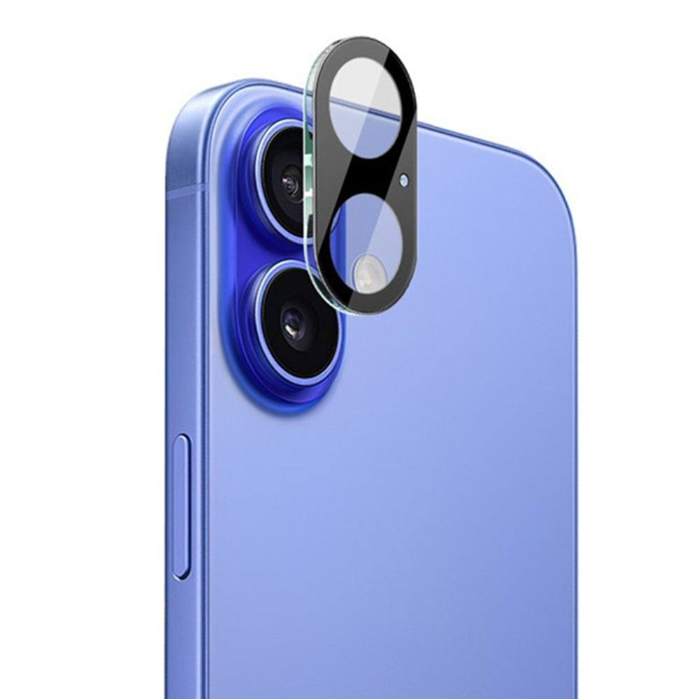 Beschermfolie Achtercamera Techsuit voor Apple iPhone 17, Gehard Glas, Zwart