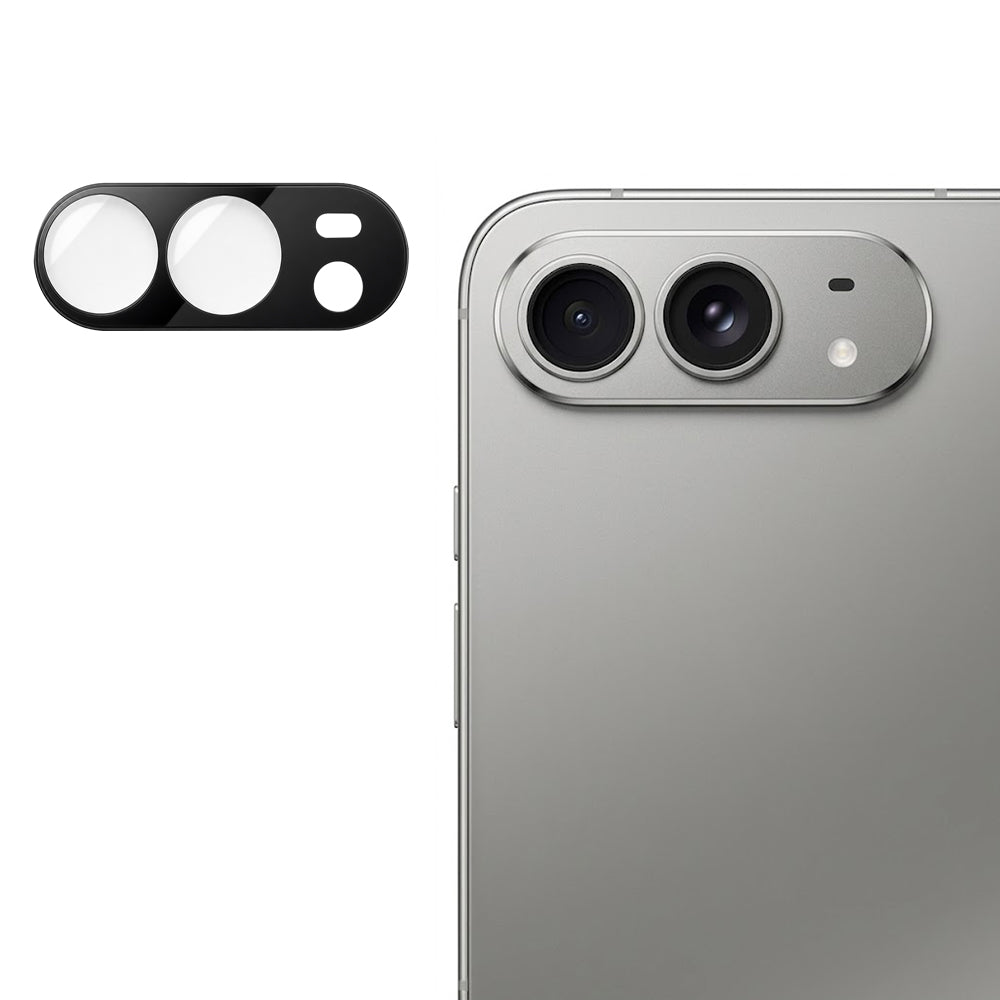 Techsuit Achtercamera Beschermfolie voor Apple iPhone Duo, Gehard Glas, Zwart