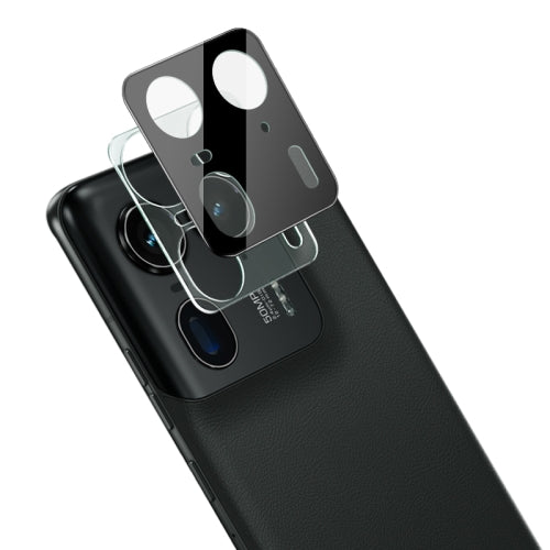 Techsuit achtercamera beschermfolie voor Motorola Edge 50 Ultra, gehard glas, zwart