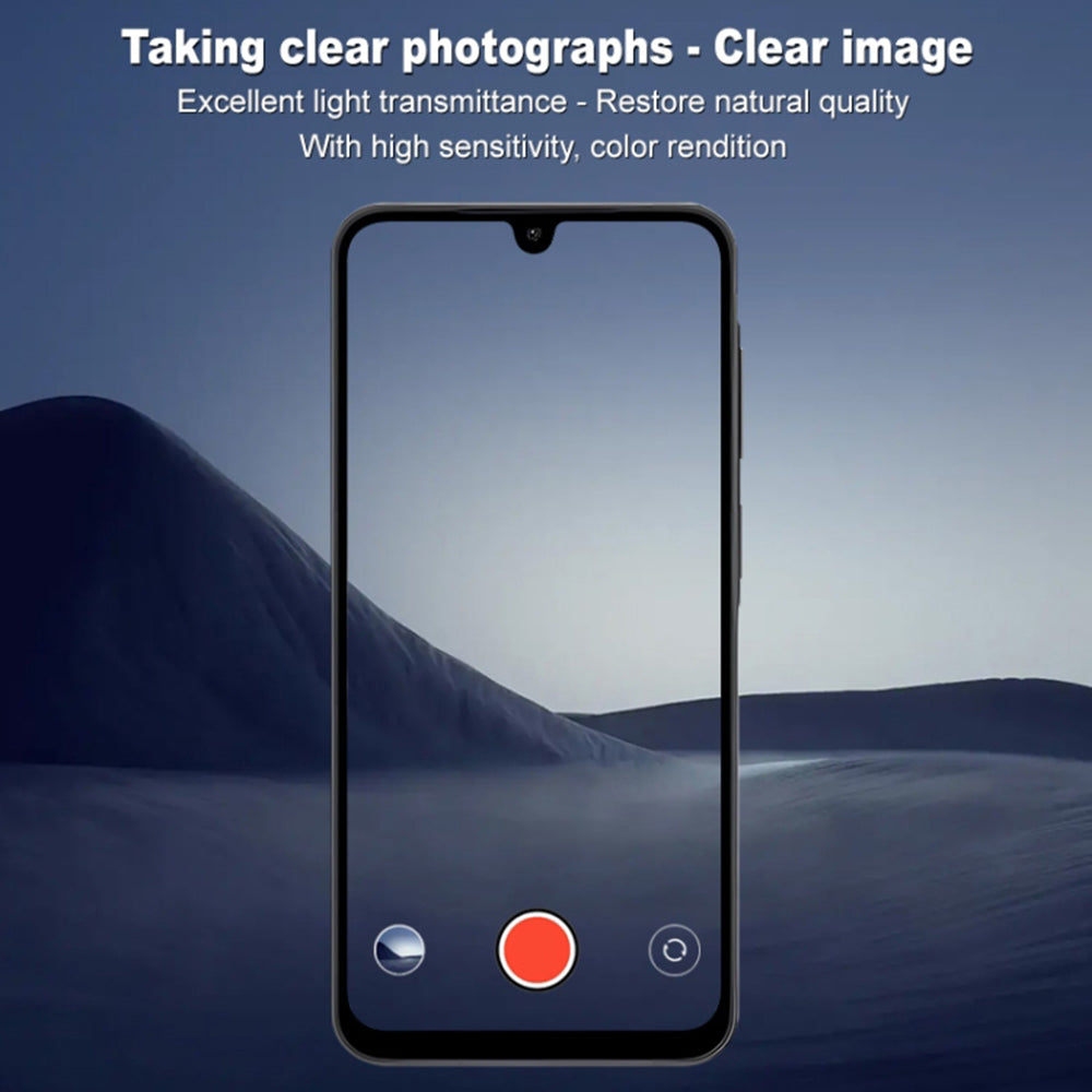 Techsuit Achtercamera Beschermfolie voor Samsung Galaxy A26 A266, Gehard Glas, Zwart