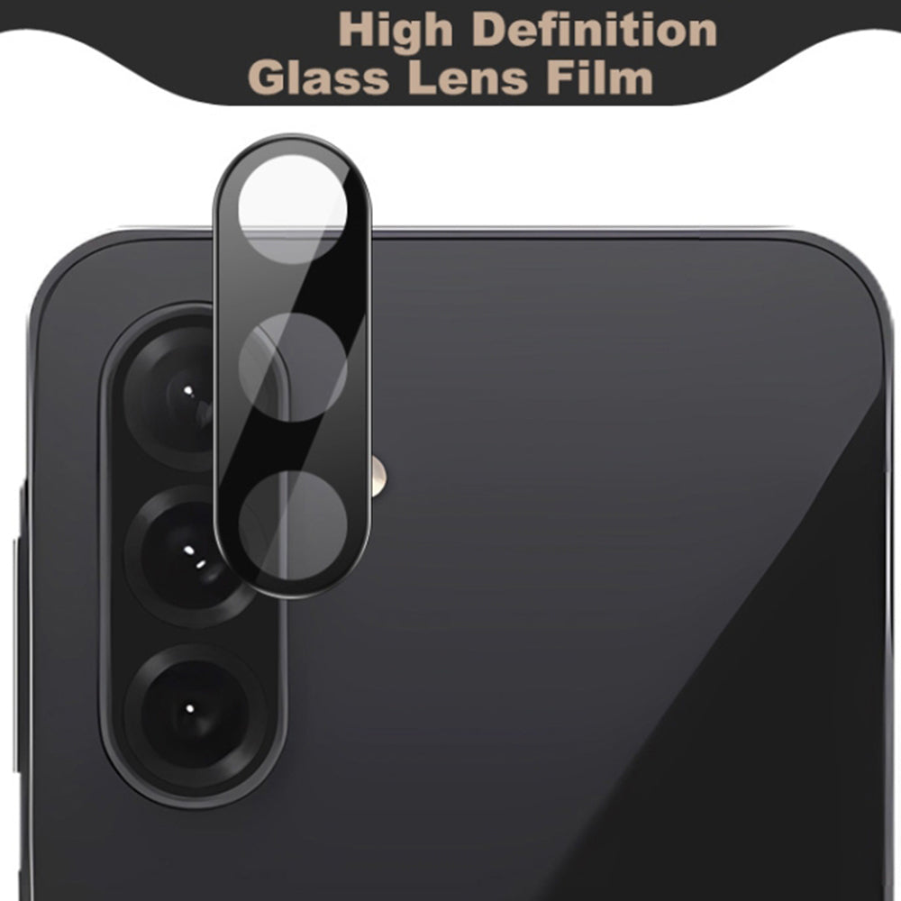 Techsuit Achtercamera Beschermfolie voor Samsung Galaxy A26 A266, Gehard Glas, Zwart