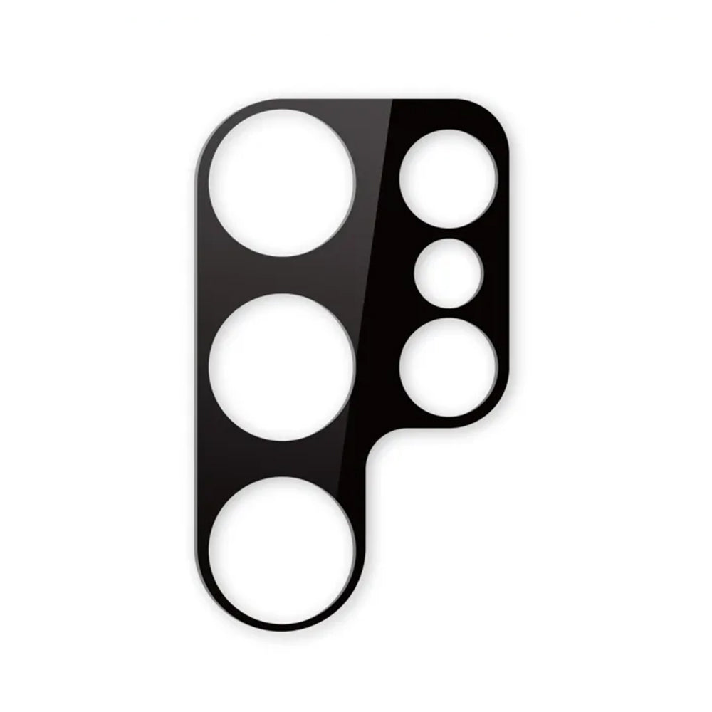 Techsuit achtercamera beschermfolie voor Samsung Galaxy S23 Ultra S918, gehard glas, zwart