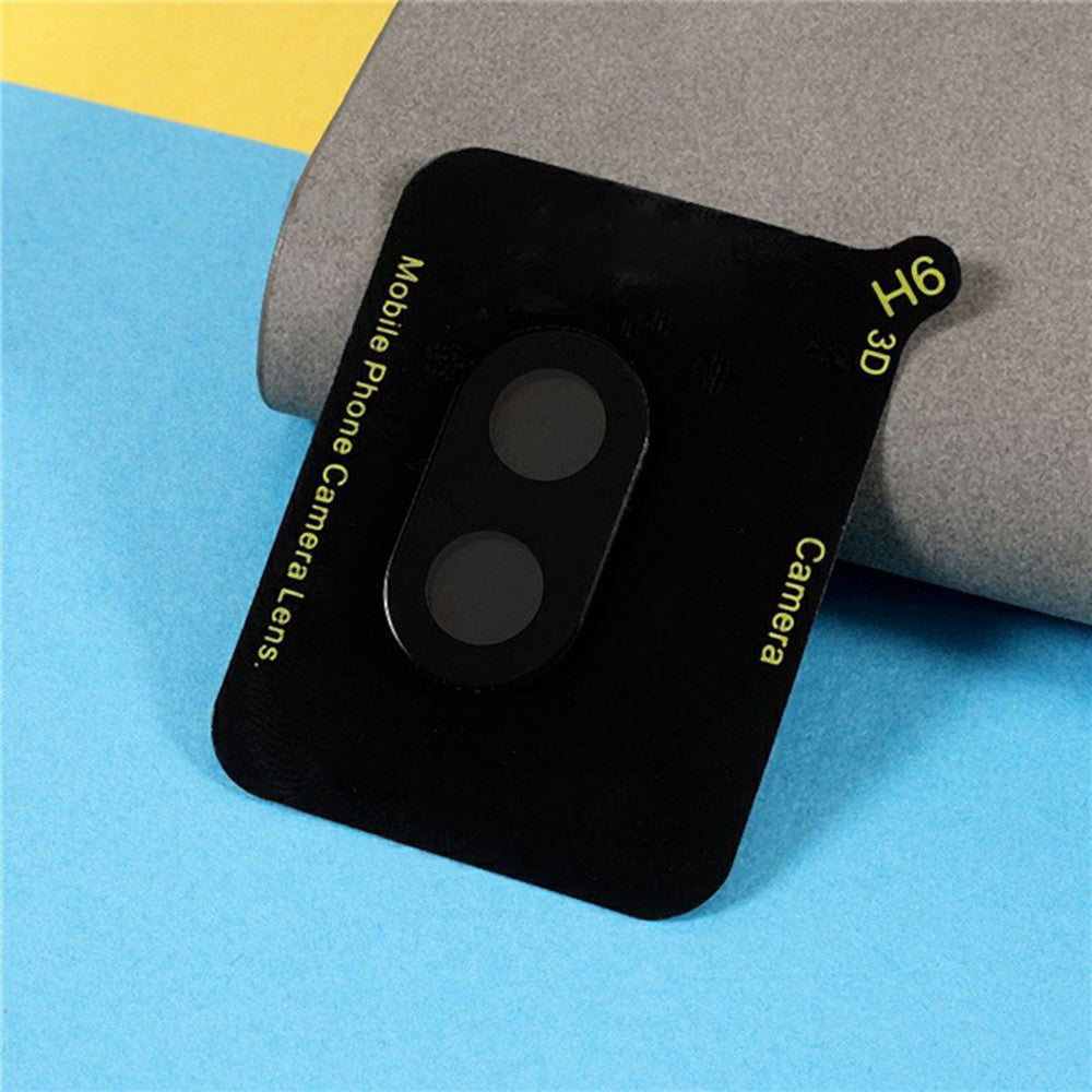 Techsuit achtercamera beschermfolie voor Samsung Galaxy Z Flip8 F776, gehard glas, zwart
