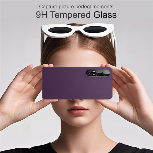 Techsuit Achtercamera Beschermfolie voor Sony Xperia 1 VII, Gehard Glas, Zwart