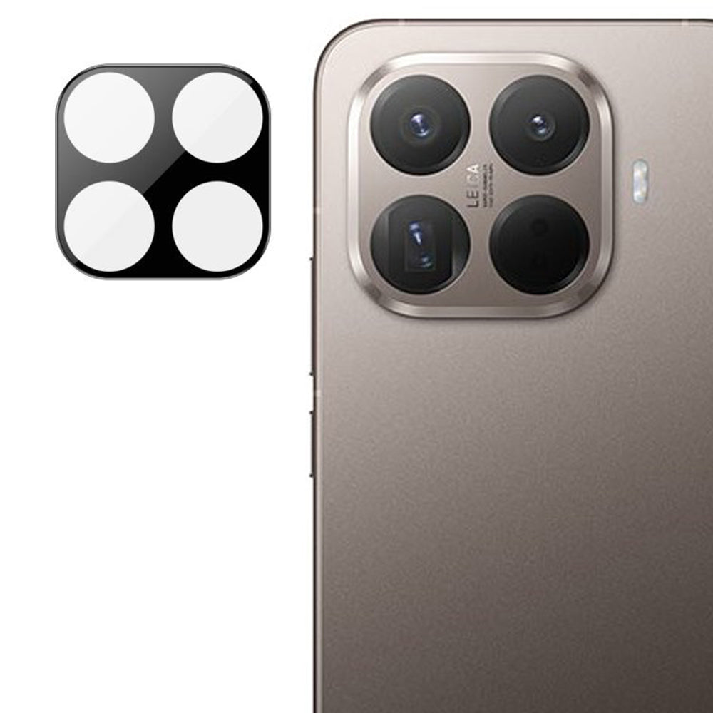 Techsuit Achtercamera Beschermfolie voor Xiaomi 15T Pro, Gehard Glas, Zwart