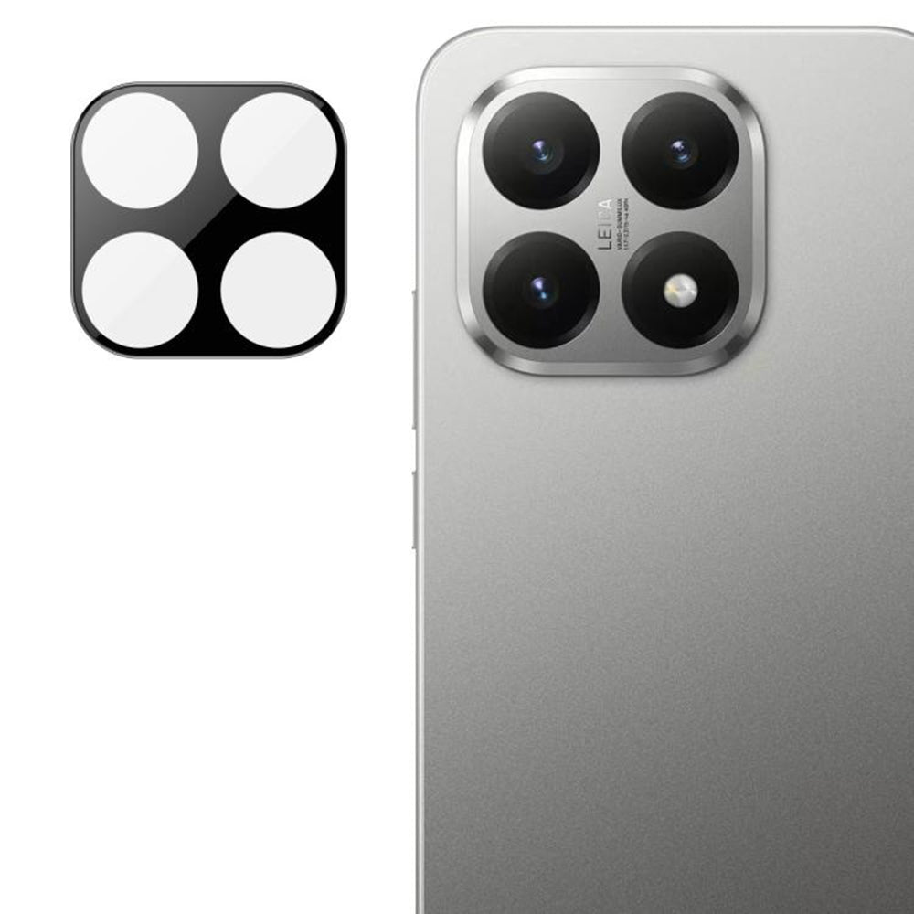 Techsuit Achtercamera Beschermfolie voor Xiaomi 15T, Gehard Glas, Zwart