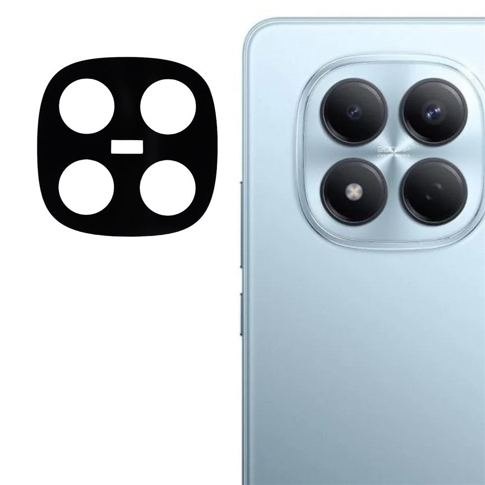 Beschermfolie Techsuit voor de achtercamera van Xiaomi Redmi Note 15 Pro 4G, Gehard Glas, Zwart