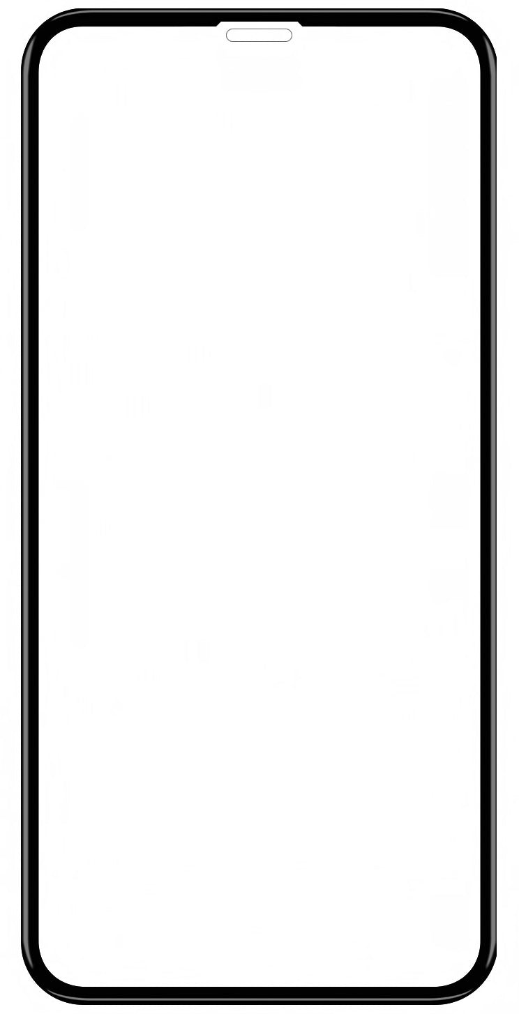 Veason Screen Protector voor Apple iPhone 11/XR, Glasbeschermd, Volledig gelijmd, 6D, Zwart