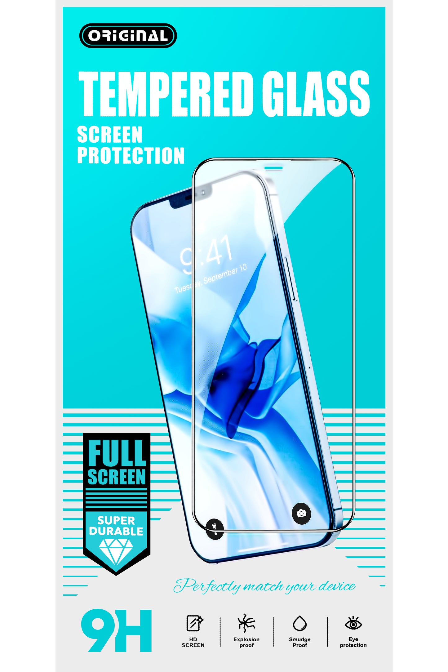 OEM de Film van de Schermbeschermer voor Samsung-Melkweg A32 5G A326, Afgeschermd Glas, Volledige Lijm, 21D, Zwart
