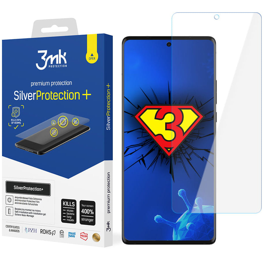 Schermbeveiligingsfolie 3MK Silver Protect+ voor Motorola Edge 30 Ultra, Plastic