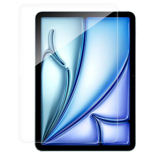 WZK Screen Protector voor Apple iPad Air 13 (2024), Glasbeschermd, Volledig gelijmd