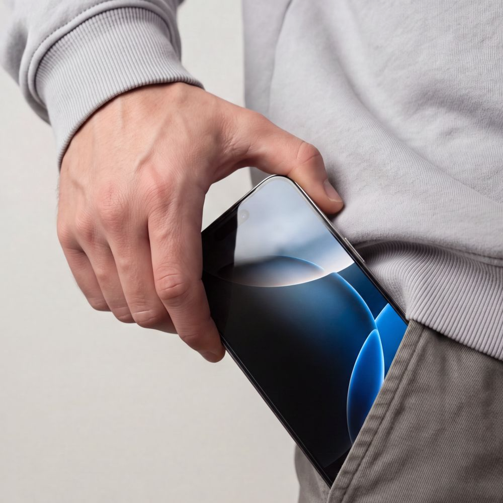 Privacy Tech-Protect OneTouch schermbeschermfolie voor Apple iPhone 18 Pro Max, gehard glas, volledige lijm, set van 2 stuks