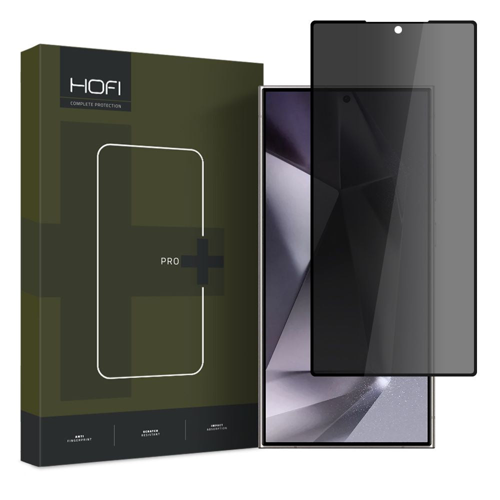 Privacy-schermbeveiligingsfolie HOFI PRO+ voor Samsung Galaxy S24 Ultra S928, Gehard Glas, Volledige Lijm