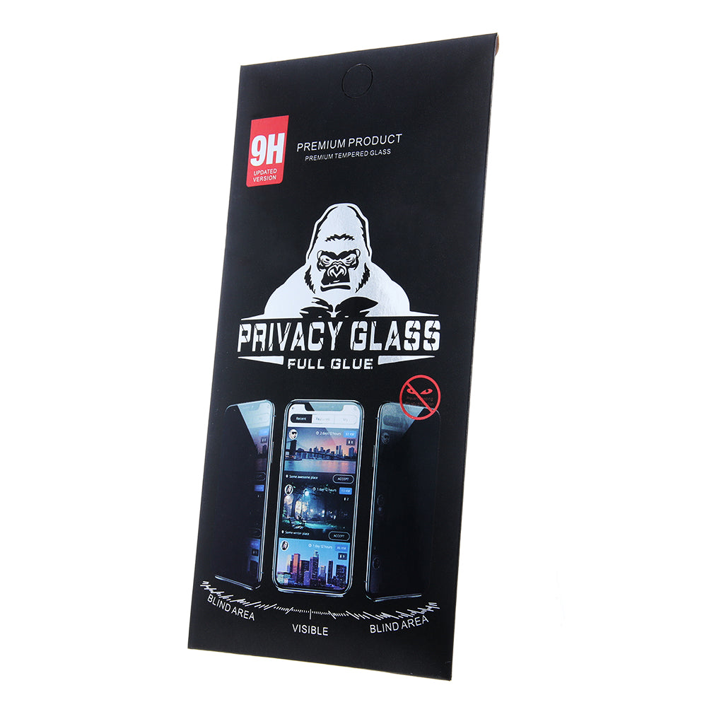 Privacy-schermbeveiligingsfolie OEM voor Samsung Galaxy S24+ S926, Gehard Glas, Volledige Lijm