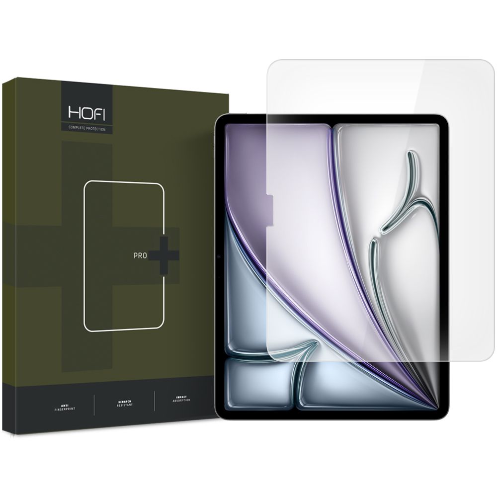 Beschermfolie HOFI Glass PRO+ voor Apple iPad Air 11 (2026) / Air 11 (2025), Gehard Glas, Volledige Lijm, 2.5D